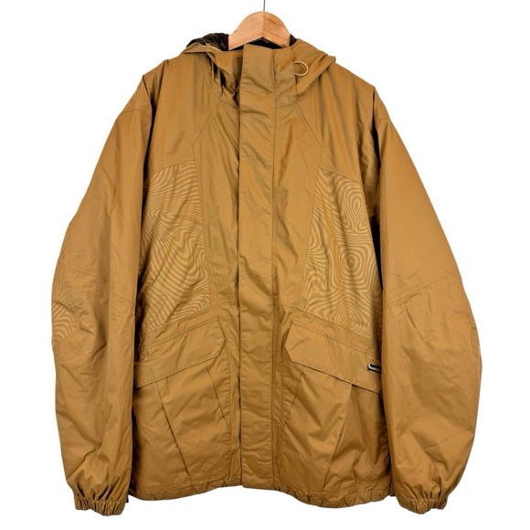 Burton Snowboard System-Jacket/Liner Men's L Full Zip Hood Side Vent Pocket - Picture 1 of 14